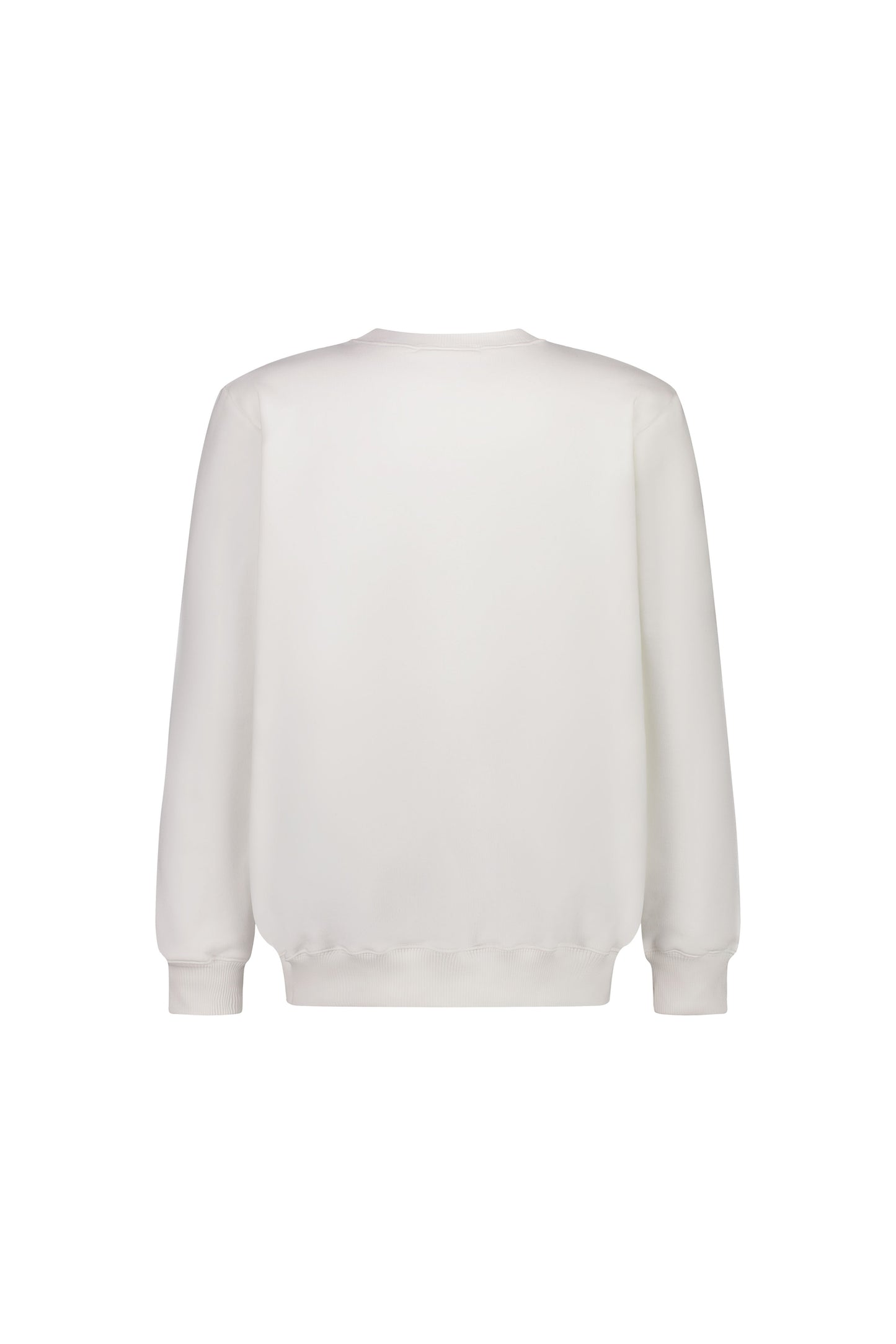 Printed Cotton Crewneck Sweater