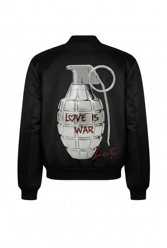Graphic Printed Bomber Jacket