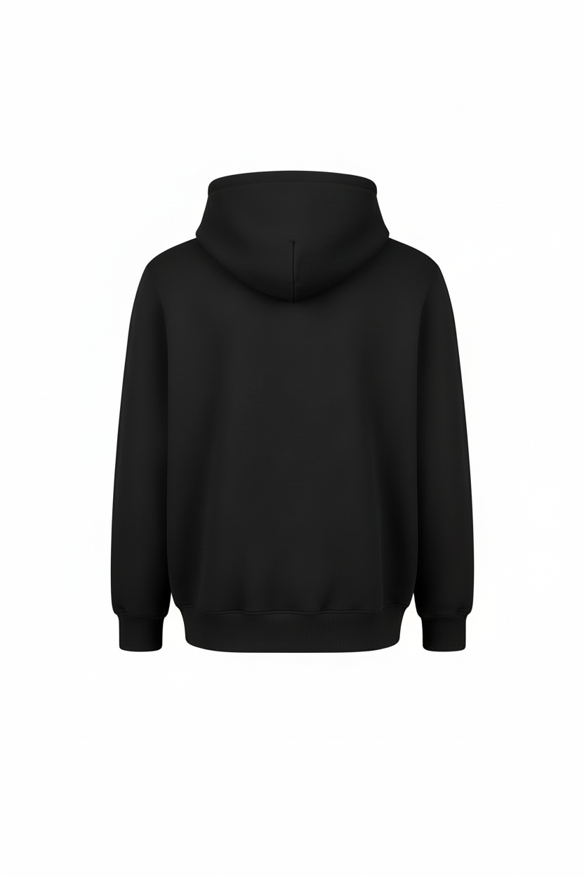 Embroidered Cotton Hooded Sweater