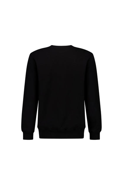 Signature Printed Cotton Crewneck Sweater