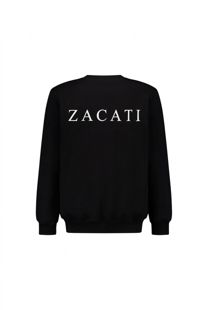 Printed Cotton Crewneck Sweater