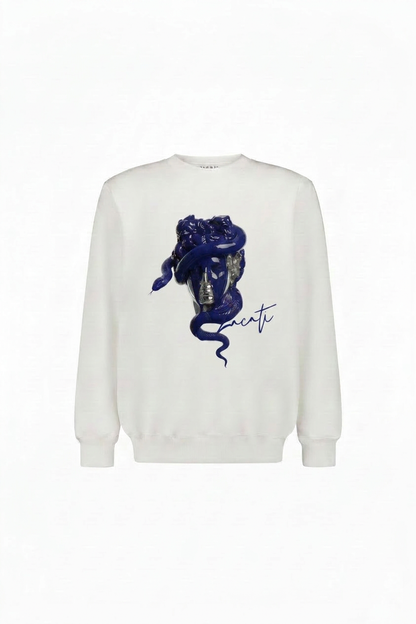 Graphic Printed Cotton Sweater