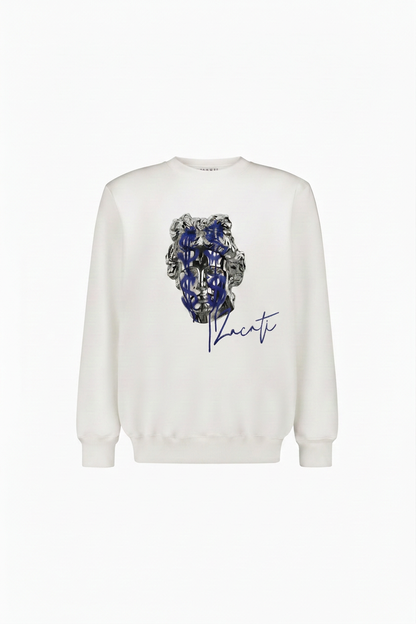 Graphic Printed Cotton Sweater