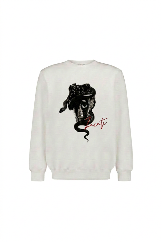 Graphic Printed Cotton Sweater