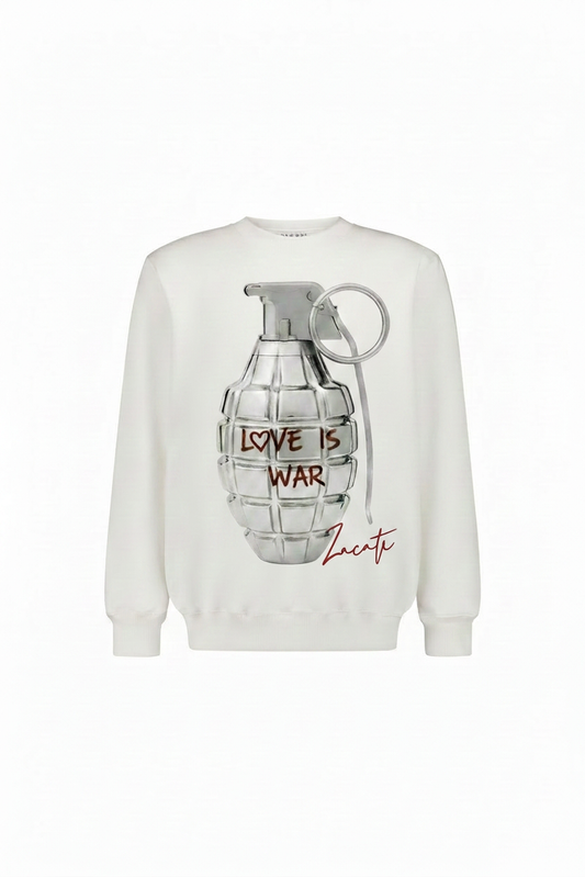Graphic Printed Cotton Sweater