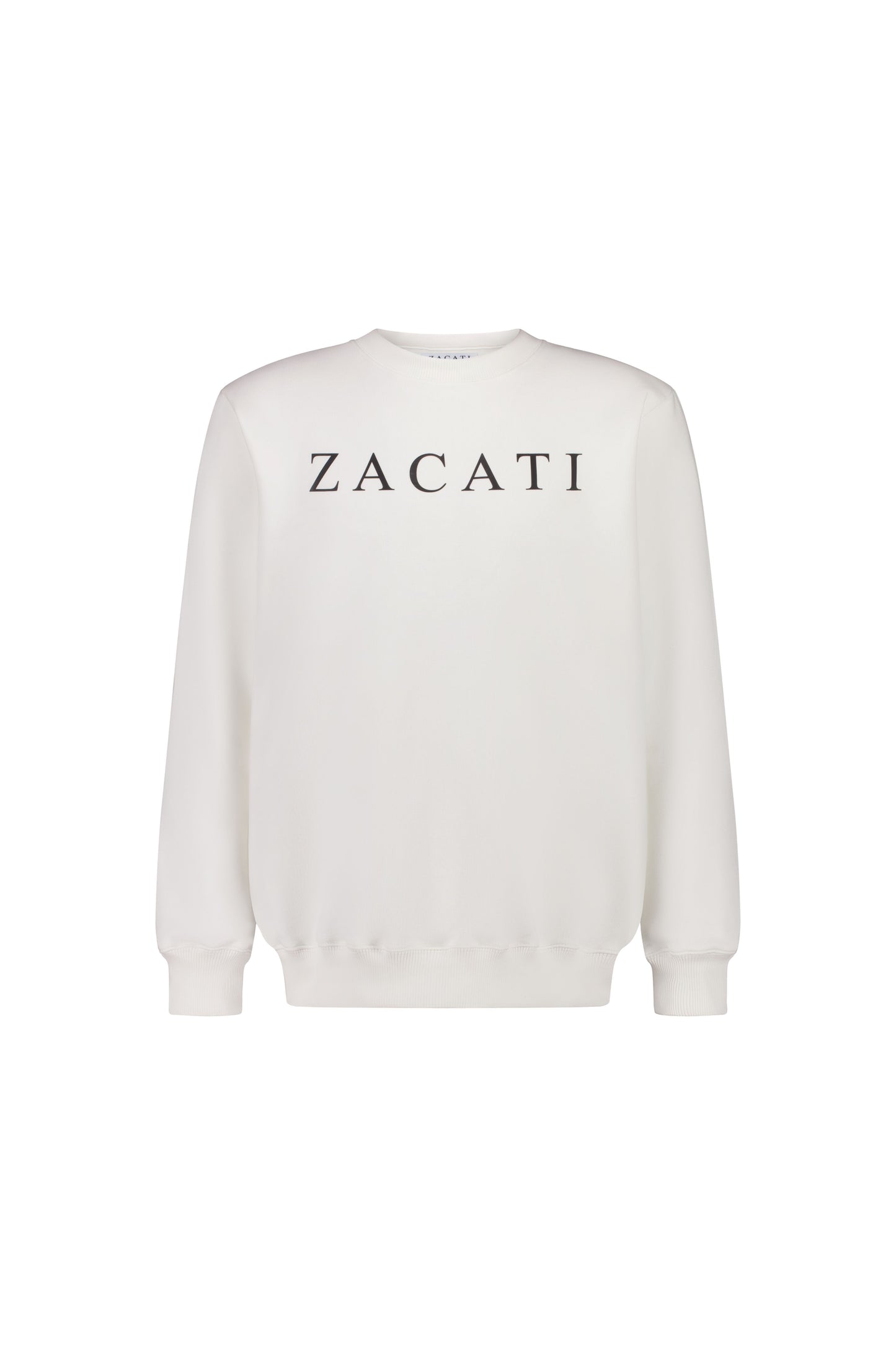 Printed Cotton Crewneck Sweater